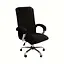 Эластичный чехол на игровое, компьютерное кресло Semi Chair Cover Velvet с подлокотниками Black XL - миниатюра 1