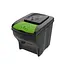 Контейнер для мусора Bama Poker 28x40x31h, 20 л. салатовый - миниатюра 1