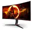 Монітор AOC 34" CU34G2XP/BK Black/Red teh0022223 - мініатюра 2