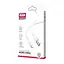 Кабель XO NB208 Liquid Silicone Data Lightning Cable Білий - мініатюра 2