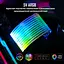 Модінг Zezzio 24pin c RGB подсветкой (24pin Extension power cable) - мініатюра 3