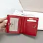 Жіночий шкіряний гаманець Classic 8848A-1 маленький червоний - мініатюра 2