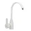 Смеситель для кухни Plamix Mario-011 белый PM0015 - миниатюра 1
