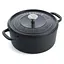 Каструля з кришкою GreenPan Featherweights 22 см 3,3 л з керамічним покриттям чорний (CC005056-001) - мініатюра 1
