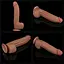 Фаллоимитатор LoveToy Sliding-Skin Dual Layer Dong King Sized 31 см коричневый - миниатюра 19