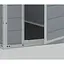 Садовый пластиковый домик Keter Manor 4x3 м серый - миниатюра 2