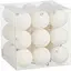 Набір ялинкових куль Mica Decorations білі 6 см 27 шт. (1170791) - мініатюра 1