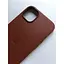 Оригинальный кожаный чехол Apple Leather Case MagSafe для iPhone 14 Plus (6.7") Umber (MPPD3ZE/A) - миниатюра 7