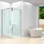 Душевая кабина Dusel A-516 100x100x190 шиншилла, Универсальная, матовый, хром, 100x100 - миниатюра 6