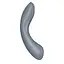 Вакуумний стимулятор клітора з вібрацією Satisfyer Curvy Trinity 1 сірий - мініатюра 10
