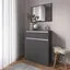 Комод тумба Vays R-23, з шухлядою та відділенням з полицями, без ручок, ЛДСП, 80×40×98 см - для дому, спальні, передпокою - мініатюра 8