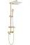Душова система Rea Jack gold з виливом та полицею золотий REA-P7008, Золотий - мініатюра 4