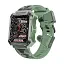 Смарт-годинник з навушниками LEMFO T93 силіконовий ремінець Black Green (16343) - мініатюра 2