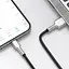 Кабель Baseus Cafule Series Metal Data Cable USB to Lightning 2.4A 0.25m Black (CALJK-01) - мініатюра 2