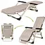 Шезлонг садовий OldBro KRUMAD багатофункціональний складний з подушкою - мініатюра 1