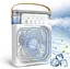 Вентилятор Air Cooler Fan USB з зволожувачем повітря та підсвічуванням (Білий) - мініатюра 2
