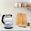 Электрочайник Tefal Glass Kettle с подсветкой черно-серебряный 1.7 л (KI605830) - миниатюра 13