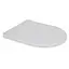 Сиденье для унитаза Mixxus Seat Cover Ellipse-2001 с микролифтом 455x380x60 мм MI6719, Белый - миниатюра 1