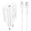 МЗП Hoco N22 Jetta PD25W (1USB-C) + кабель Type-C to Lightning Білий - мініатюра 1