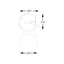 Настінний світильник ENCELADUS W0428-01D-F4AC Zuma Line - мініатюра 2