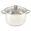 Каструля A-Plus WK-2168 з нержавіючої сталі зі скляною кришкою 5.1 л з багатошаровим дном - мініатюра 1