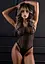 Еротичне боді Daring Intimates Flow Net Halter Teddy S-L чорний - мініатюра 3