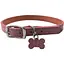 Нашийник для собак Coastal Circle-T Fashion шкіряний Рожевий 1,6 х 45 см - мініатюра 1