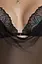Сітчасте боді з мереживним ліфом Passion DELIENA Body S/M black - мініатюра 7