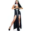 Еротичний костюм Leg Avenue Sultry Sinner Black/White L - мініатюра 3