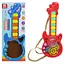 Детская музыкальная гитара TK-14702 «Малыш Музыченько» со светом, звуком и шестерёнками, красная - миниатюра 2