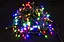 Світлодіодна гірлянда нитка на ялинку Різнокольорова 21 метр 300 лампочок Laplandia інтер’єрна від мережі чорний провід (m.01.5В.300-) - мініатюра 1