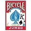Карти гральні United States Playing Card Company Bicycle Rider Back International Jumbo Index (red) (JIR001-1) - мініатюра 1