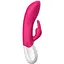Вібратор-кролик Liebe Pleasure Toys Mighty Rechargeable Rabbit 21.5 см (рожевий) - мініатюра 1