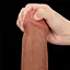 Фаллоимитатор LoveToy Sliding-Skin Dual Layer Dong 29 см коричневый - миниатюра 16