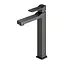 Змішувач для умивальника Omnires Slide високий graphite SL7712GR Графіт - мініатюра 1