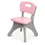 Дитячий столик з двома стільцями NEW TABLE-8 сіро-рожевий - мініатюра 3