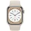 Apple Watch Series 8 45mm GPS Starlight Aluminium Case Starlight Sport Band MNUQ3LL/A M/L A2771 - мініатюра 2