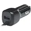 Автомобільний зарядний пристрій Real-El CA-15 (2USB, 2.1A) Black + кабель microUSB - мініатюра 1