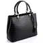 Класична жіноча чорна сумка Firenze Italy F-IT-7603A - мініатюра 1