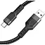 Кабель Hoco U110 Type-C charging data cable Чорний - мініатюра 1
