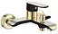 Смеситель для ванны Rea Bloom настенный с изливом black/gold REA-B9939 Черный - миниатюра 2