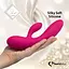 Вібратор-кролик FeelzToys Lea 20.2 см рожевий - мініатюра 3