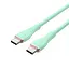 Кабель Vention USB 2.0 C Male to C Male 5A Cable 1M Light Green Silicone Type (TAWGF) - мініатюра 2