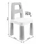 Детский стул "Kids Chair" 0198TXK Серый, до 75 кг - миниатюра 4