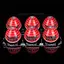 Мастурбатор яйце Lovetoy Giant Egg Stamina Nodules Edition прозорий - мініатюра 14