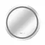 Дзеркало Qtap Mideya R800 з LED-підсвічуванням Touch, з антизапотіванням, з годинником, диммером яскравості QT2078NCR8080W - мініатюра 3