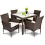 Садові меблі Di Volio Verona 4+1 коричнева - мініатюра 1