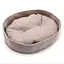 Лежак для котів та собак Zoo-hunt із фетру Емілі бежевий №2 35х45х10 см - мініатюра 1