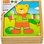 Дерев'яний ігровий набір Viga Toys Гардероб ведмедя (56401) - мініатюра 4