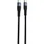 Кабель Proove Light Silicone USB-C to USB-C 60W 1m Black (CCLC60001101) [133318] - миниатюра 1